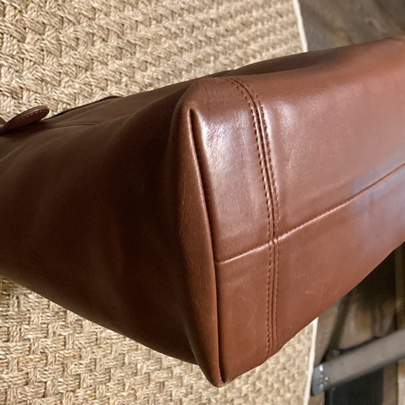 COACH VINTAGE Waverly Smooth Leather Satchel Tote - Picture 7 of 9